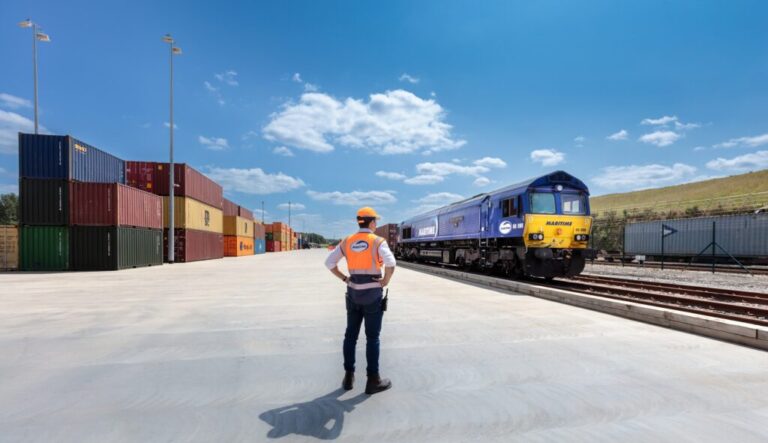 First Freight Train via UK East-West Rail